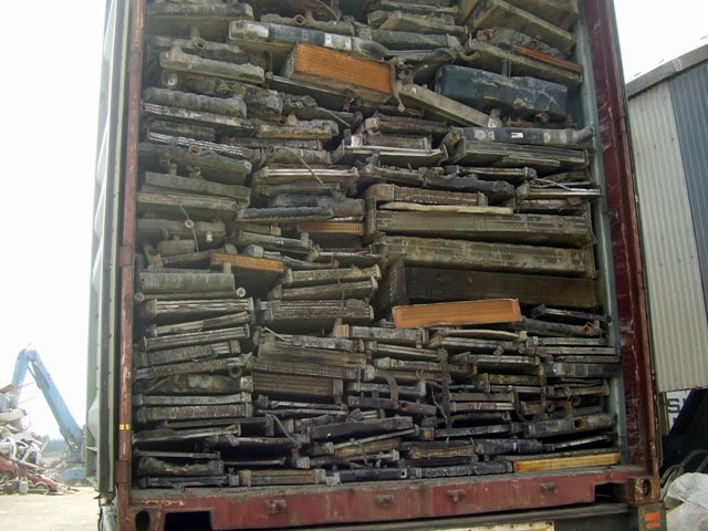 Mixed Unsweated Auto Radiators Scrap Mixed Unsweated Auto Radiators Scrap