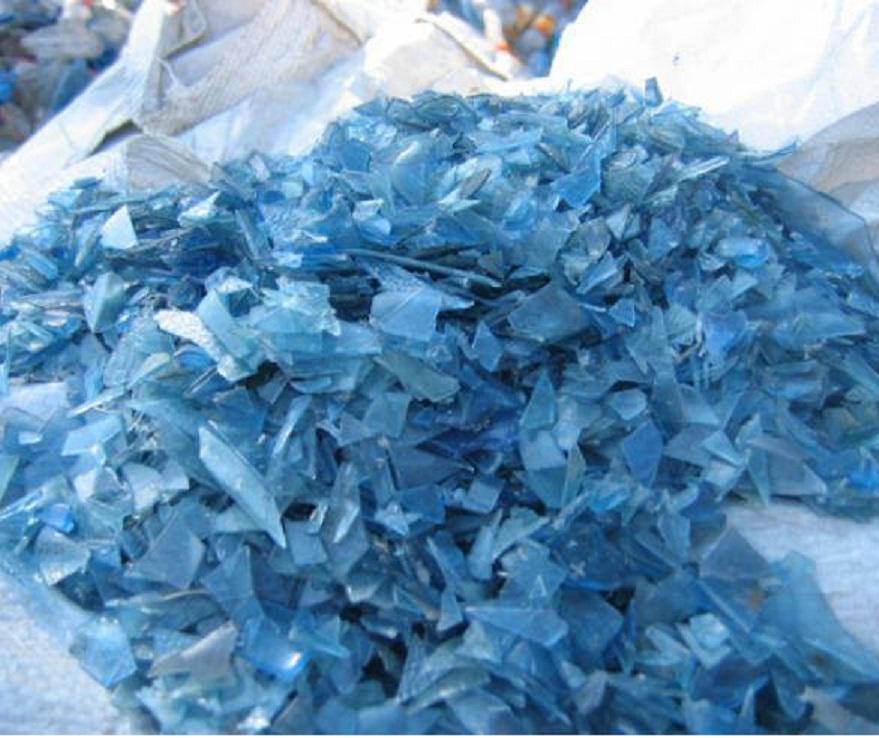 PC Water Bottle Scrap Regrind Blue PC water Bottle Scrap